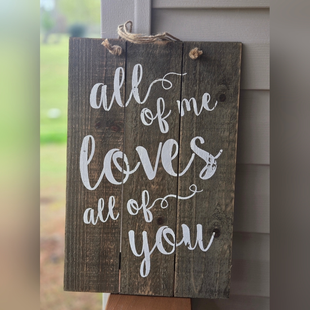 Rustic Wooden Wall Art with Inspirational Quote